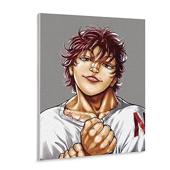 Amazon.co.jp: グラップラー刃牙（バキ） 手描きの油絵 装飾用